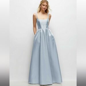 Dessy Collection Light Blue Gown